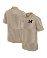 Jordan Мужское полосатое поло Michigan Wolverines Primetime Victory с легкой тканью и технологией Dri-FIT 11222543