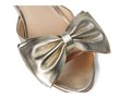 Сандалии Lola Bow из металлической кожи Nappa с легким дизайном и амортизацией Incredifoam от Jack Rogers 11234443