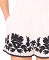 Женские хлопковые шорты CeCe с высокой талией и вышивкой для удобства 11223108