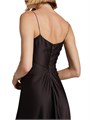 Элегантное вечернее платье Michael Kors c хвостом-русалки из итальянского сатина, V-образным вырезом 11168604