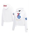 Худи женское Philadelphia 76ers 2024/25 City Edition с фактурными нашивками от Pro Standard 11222872