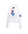 Худи женское Philadelphia 76ers 2024/25 City Edition с фактурными нашивками от Pro Standard 11222872