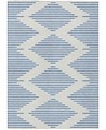 Addison Геометрический коврик 10',x14', с ромбовидным узором для улицы и интерьера, высота ворса 0,19 см 11177303