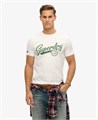 Футболка Superdry с винтажным принтом в стиле Americana, классическим силуэтом и короткими рукавами 11165827