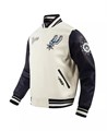 Мужская кремовая шерстяная куртка San Antonio Spurs 2024/25 City Edition на полной молнии от Pro Standard 11222744