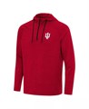 Antigua Мужское худи Indiana Hoosiers с короткой молнией и лёгким верхом Спайкс 11221923