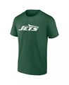 Мужская зелёная футболка New York Jets Dad из 100% хлопка с коротким рукавом, бренд Logo Athletic 11222802