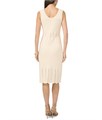 Стильное безрукавное ажурное платье Vince Camuto с волнистым краем, 100% хлопок 11227087