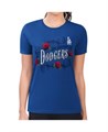 G-Iii Футболка молодежная Los Angeles Dodgers Retro Roses с коротким рукавом, хлопок 60%, полиэстер 40% 11238509