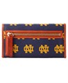 Dooney &amp, Bourke Стильный клатч с логотипом Notre Dame Fighting Irish, 7 карманами для карточек и отделением для документов 11173332