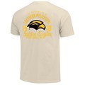 Image One Мужская ультрамягкая хлопковая футболка с маскотом Southern Miss Golden Eagles от Comfort Colors 10049136