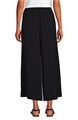 Lands', End Ультрамодные укороченные брюки палазцо с высокой талией и эластичным поясом, 100% полиэстер 10048739