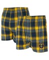 Concepts Sport Мужские темно-синие боксёры Region Flannel Denver Nuggets с аппликацией и вышивкой, 60% хлопок 11222142