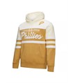 Мужское утеплённое флисом худи с капюшоном Philadelphia Phillies Head Coach, лонгслив, бренд Mitchell &amp, Ness 11223919