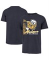 ',47 Brand Мужская тёмно-синяя футболка Michigan Wolverines Side Arm Franklin с винтажным дизайном и принтом, 100% хлопок 11239014