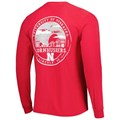 Молодежный лонгслив из мягкого хлопка с графическим принтом Nebraska Huskers Circle Campus, бренд Image One 10047989