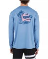 Стильный молодёжный лонгслив Hurley с ультрафиолетовой защитой UPF 50+, универсальная функциональность для использования в воде и на суше 11233050