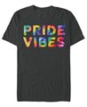Стильная мужская приталенная футболка Pride Vibe от Fifth Sun с коротким рукавом, 50% хлопок, 50% полиэстер 11239895