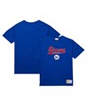 Mitchell &amp, Ness Мужская хлопковая футболка с нашивками и круглым вырезом Philadelphia 76ers Hardwood Classics 11222840