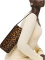 Reformation Цилиндрическая сумка через плечо Simona из леопардовой кожи с отделкой из натуральной кожи 10042547