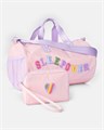 Carter',s Комплект сумок для девочек: ярко-розовая дутовая сумка и чехол с радужным сердцем 11170343