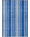 Addison Моющийся коврик в полоску 8',x10',, высота ворса 0.19 см, для дома и улицы 11228250