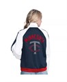 G-III Sports Женский блестящий жакет Minnesota Twins Rally с современным приталенным кроем и полной молнией 11224787
