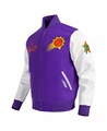 Pro Standard Молодёжная фиолетовая куртка Phoenix Suns City Edition 2024/25 из шерсти с полной застёжкой-молнией 11224160