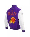 Pro Standard Молодёжная фиолетовая куртка Phoenix Suns City Edition 2024/25 из шерсти с полной застёжкой-молнией 11224160