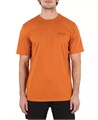 Мужская футболка Hurley с короткими рукавами и защитой UPF 30+, из хлопка и полиэстера 11233422