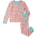 Детский бамбуковый комплект пижам с единорогами Hatley: 95% вискоза, 5% спандекс, с длинным рукавом 11234345