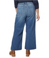 KUT from the Kloth Джинсы KUT от Kloth для полных Mega High-Rise с широкими брюками и необработанным краем, удобная модель 11237605