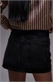 Джинсовая мини-юбка Topshop с пятью карманами и застежкой на молнии, 100% хлопок 10047742