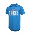 Majestic Трикотажная молодёжная футболка-худи Oklahoma City Thunder с коротким рукавом, 50% полиэстер, 38% хлопок, 12% район 11239028
