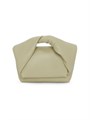 JW Anderson Сумка Midi Twister из мягкой овчины с изгибающейся ручкой, съемным ремнем и магнитной застежкой 11232094