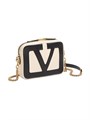 Valentino Garavani Сумка через плечо Viva Superstar из нубуковой кожи с логотипом, размер 20х15х5 см, съемная цепочка 53,5 см 11167105