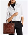 Brahmin Сумка-сэтчел из гладкой кожи 29 х 27 х 13 см с съёмным ремешком и застёжкой-молнией 11227886