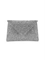 Tyler Ellis Клатч Lee Pouchet с кристаллами Swarovski, серебряной фурнитурой и магнитной застежкой 11165286