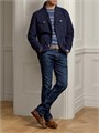 Джинсы слим-фит средней посадки Ralph Lauren из легкого денима, 91% хлопок, производство Италия 11009124