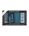 Подарочный набор из 4 пар мужских носков с узором Scotch &amp, Soda: гладкий шов и жаккардовый логотип 11173038