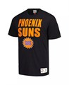 Чёрная футболка Mitchell &amp, Ness Phoenix Suns Hardwood Classics с коротким рукавом и вышивкой 11238579
