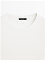 Приталенная футболка из 100% мерсеризованного хлопка от Massimo Dutti с короткими рукавами 11201897