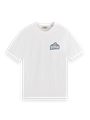 Футболка Scotch &amp, Soda Regular-Fit с графическим дизайном спереди и сзади 11177748