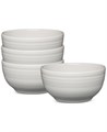 Fiesta Набор из 4 белых керамических чаш для хлопьев Coupe, 14 см, 650 мл 11177304