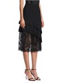 Шелковая миди-юбка с вышивкой и асимметричными оборками Jason Wu, 100% шелк 11178050