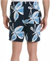 Cubavera Мужские шорты с тропическим принтом и поясом на шнурке, классический крой, длина 18 см 11175309