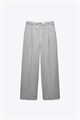 Zara Широкие брюки с высокой эластичной талией и двойным шнурком, размеры XS-XL 11230977