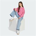 Широкие хлопковые флисовые брюки adidas Originals с логотипом Trefoil для молодёжи 11240097