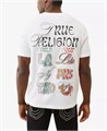 Мужская футболка True Religion с градиентным графическим принтом и круглым вырезом 11233759