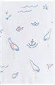 babycottons Пижама из премиального пима Sea с застежкой-молнией, закрытыми ножками для новорожденных до 9 месяцев 10047744